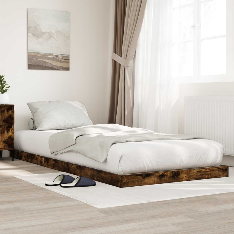 Bed, Smoked Oak, 79.5 x 203cm