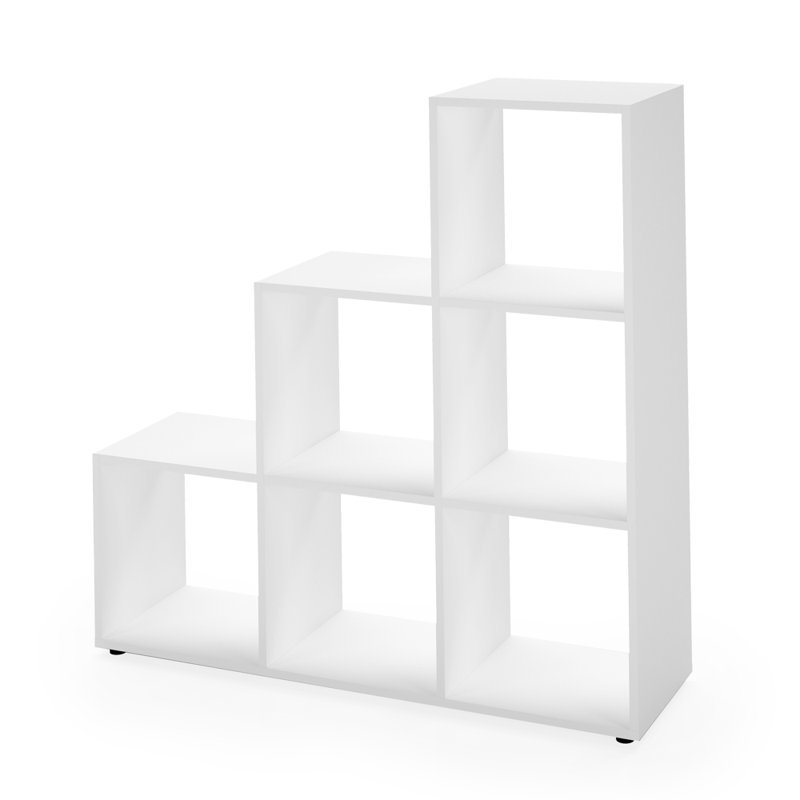 Viramontes Cube Bookcase, White