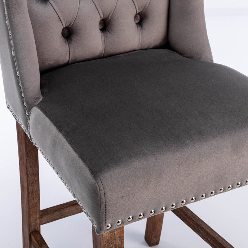 Tabouret Cesario, Gris