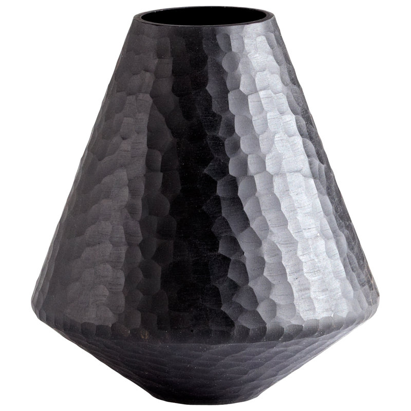 Lava Ceramic / Porcelain Table Vase, 11" H x 10.25" W x 10.25" D
