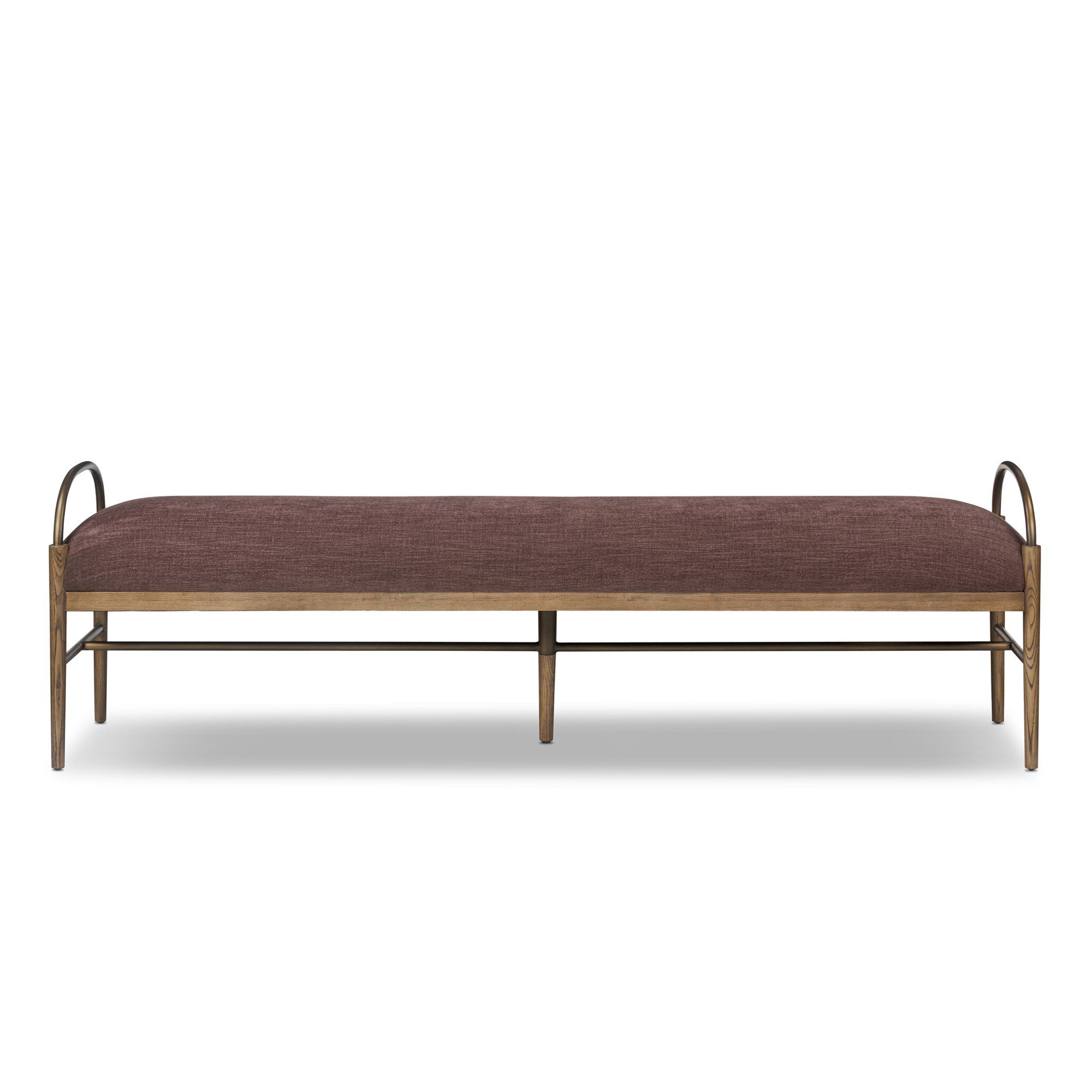 Demi Accent Bench, Laughlin Plum