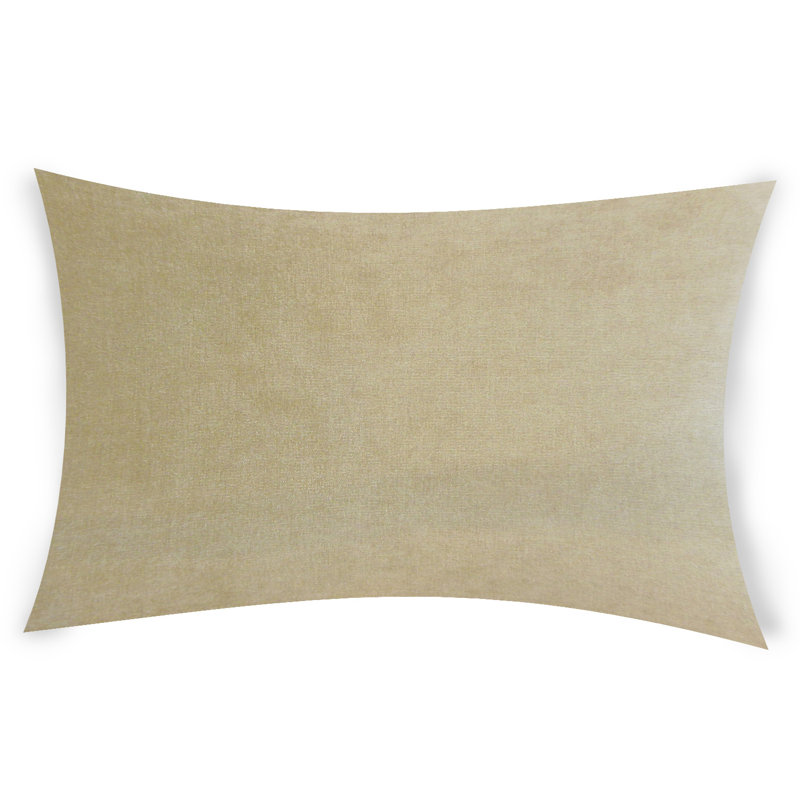 Housse et insert de coussin rectangulaire , Gingembre, 12 po x 18 po