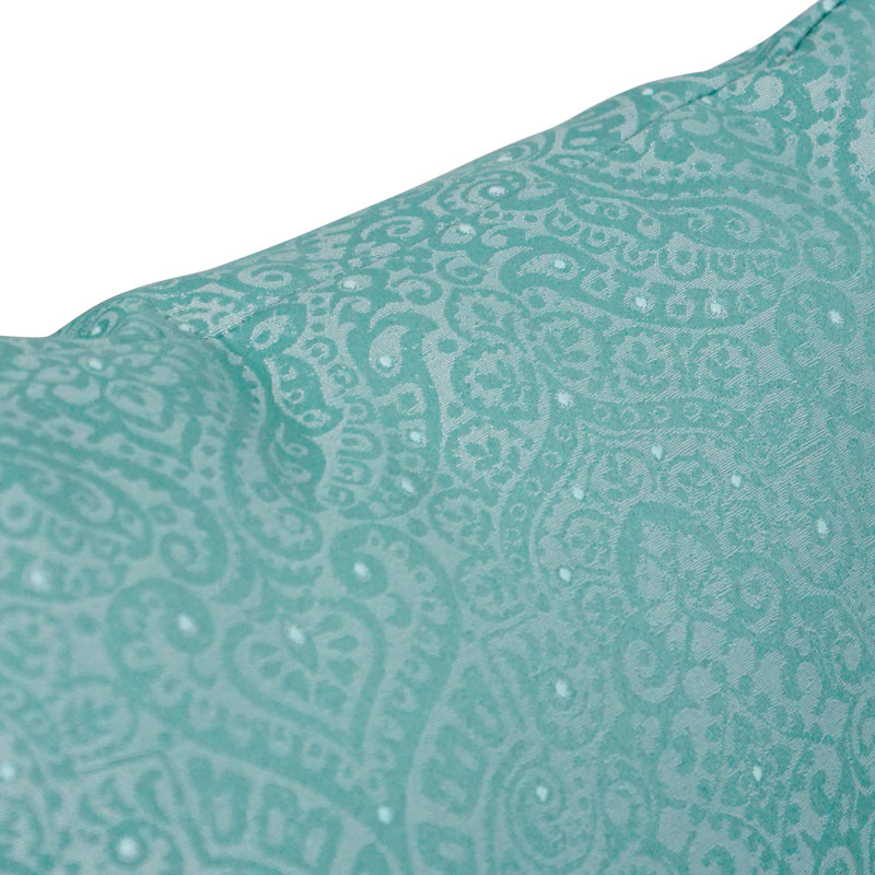 Floral Reversible Throw Pillow, Mabul Seaglass