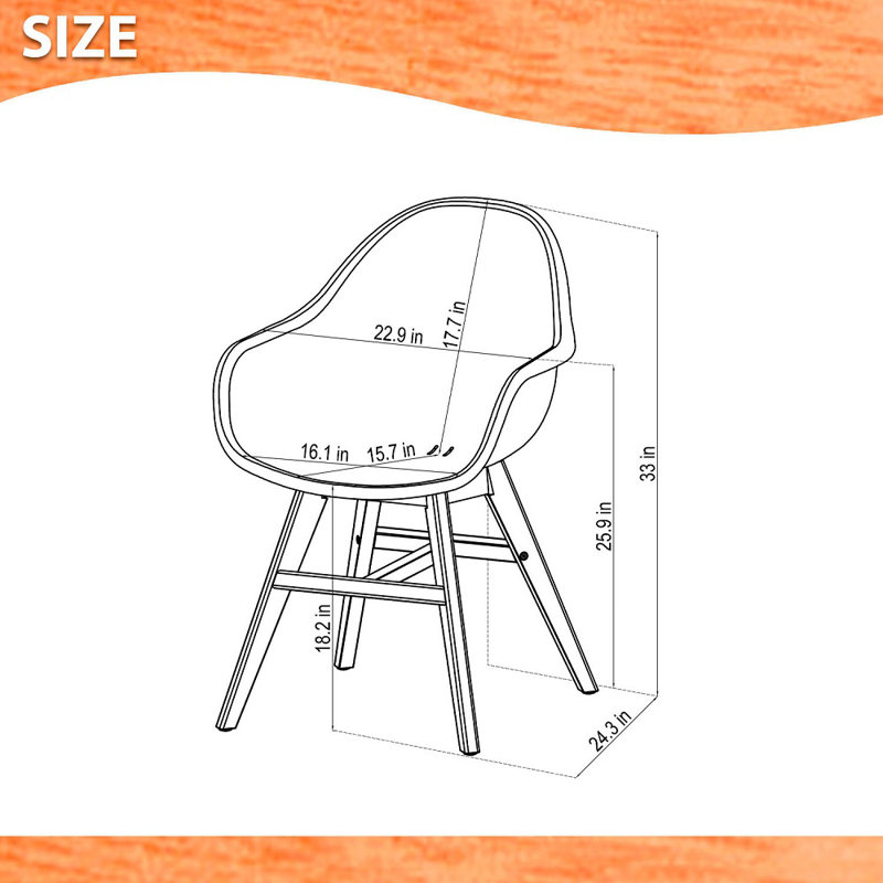 Chaise avec accoudoirs de patio en eucalyptus como, Chêne, blanc