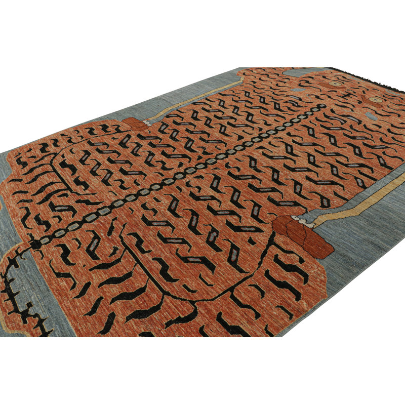 Wool Area Rug, Rectangle 9'3" x 12'7"