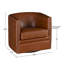 Fauteuil demi-tonneau capitonné Capstone