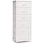 Commode pour femme 6 tiroirs Annyka, blanc-199589631