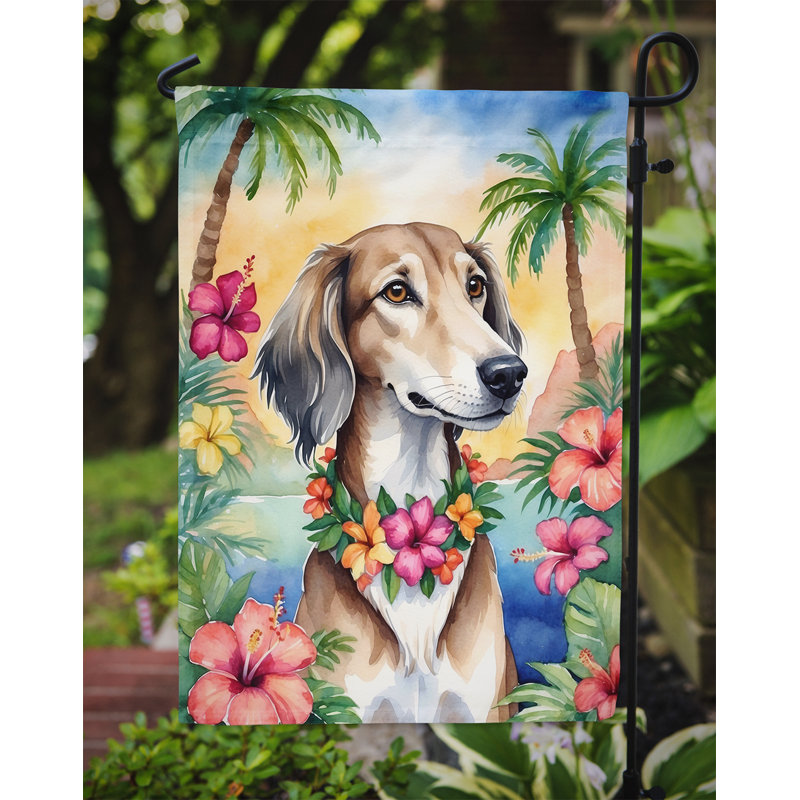 Drapeau de jardin en polyester double face H 15,5 po x l 11,25 po