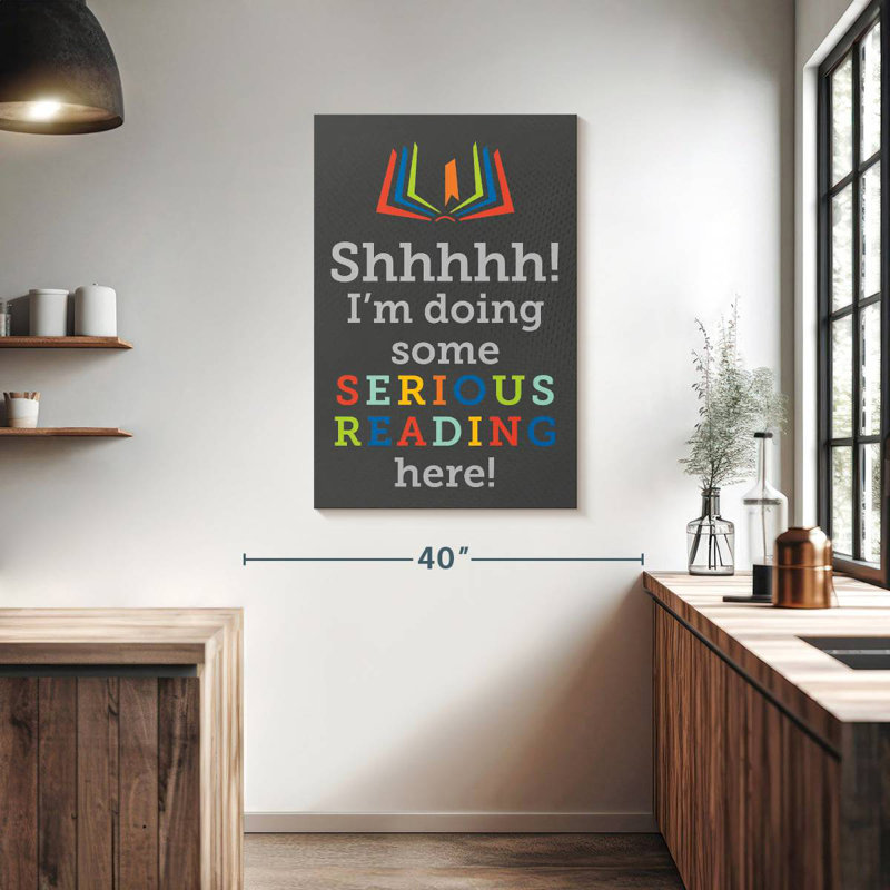 Senne Serious Reading V, 39" H x 26" W