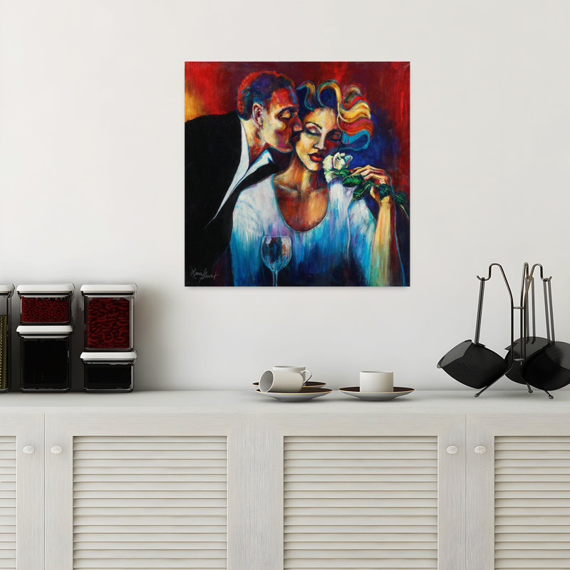 «The Scent Of Love», art contemporain abstrait, H 18 po x l 18 po
