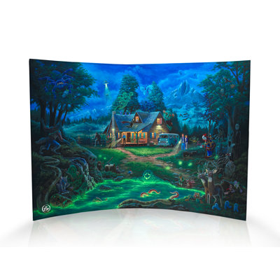 Zac Kinkade (A Supernatural Retreat) Curved Acrylic Print