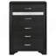 Commode 6 tiroirs avec poignées en métal-1148928976