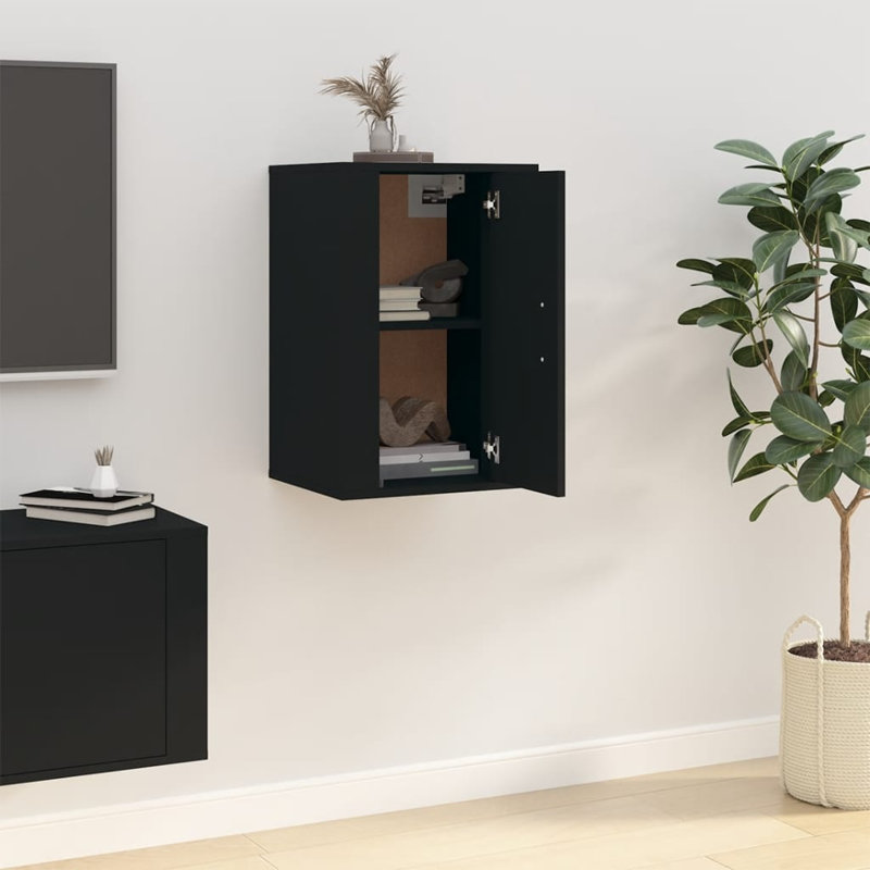 Onish TV Stand for TVs up to 28", 60cm H x 40cm W x 34.5cm D, Black