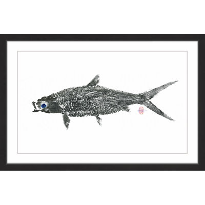 « lactique fish », reproduction d’art encadrée