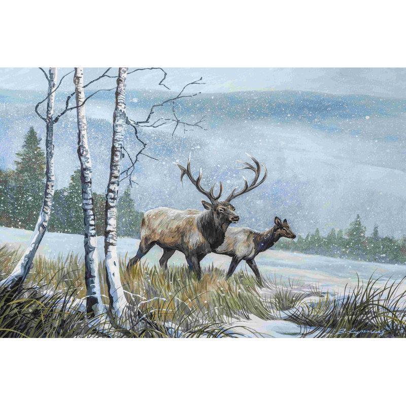 Elk Journey IV, H 8 po x l 12 po