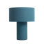 Lampe de table Moonlight - abat-jour en lin bleu ciel, gradateur-415308608