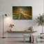'St Paul's Cathedral And Millennium Bridge' By Mark A Paulda Gold Metal Wall Art-490438903
