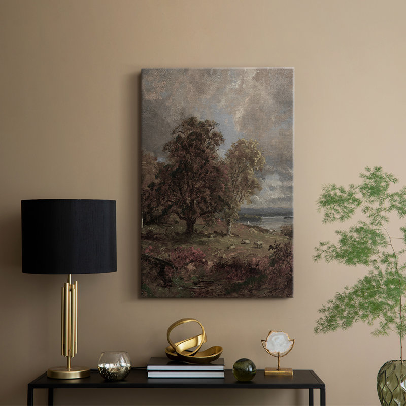 Paysage rétro Lxxxi - galerie Cavas, H 18 po x l 12 po