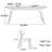 Italian rectangular dining table-308567752-308567750