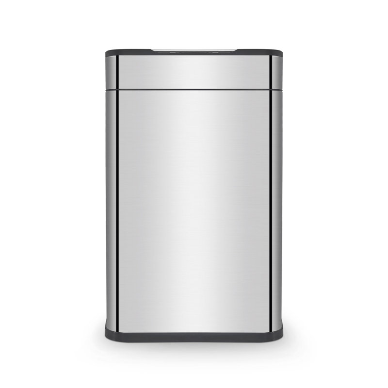Tower Ozone Sensor Bin, Large 60L, Hands Free Opening, Carbon Filter, Stainless Steel