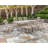 Martha Stewart by POLYWOOD Chinoiserie 9-Piece Dining Set with Trestle Legs-104842394