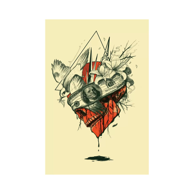Blind by Nicebleed - Print on Canvas, Wrapped Canvas, 101.6cm H x 66.04cm W x 1.91cm D