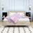 Modern Floating Platform Bed with LED Lighting and Built-in Nightstands-482075722-482075721