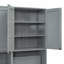 Lit escamotable simple avec placard, tiroirs de rangement et bureau-2001186549