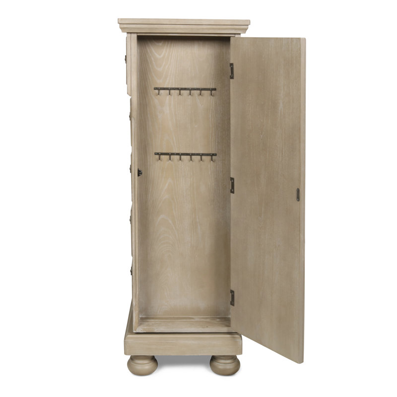 Commode 5 tiroirs Aceves, Étain