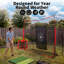 10x7ft Golf Practice Net Set with Chipping Net, Dual-Turf Mat, Targets, Foam Balls, Tees & Carry Bag, Heavy-Duty 5-Ply Netting for Garden/Garage