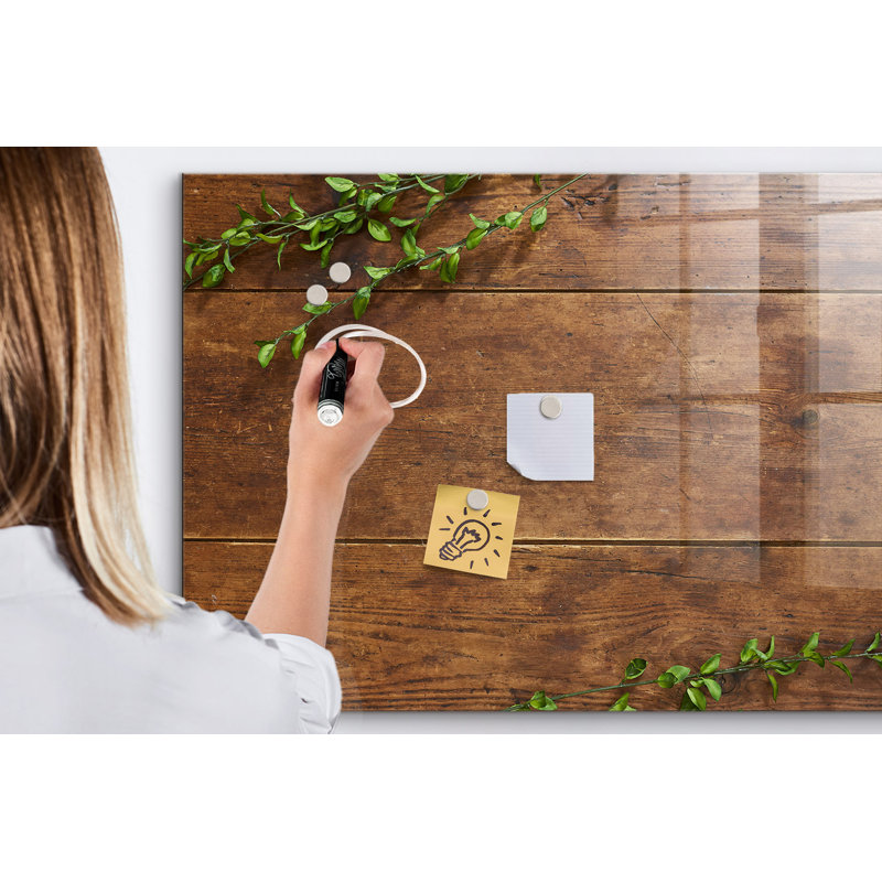 Magnetic Glass Photo Memo Board