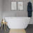 Duravit D-Neo 63'' x 30'' Freestanding Soaking Solid Surface Bathtub