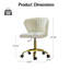Chaise de travail ergonomique avec dossier capitonné Alice-1573405147