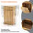 Garbage Recycling Cabinet with Wave-Textured Hideaway Drawer-118326580-118326583