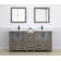 72" Double Bathroom Vanity with Top with Mirror