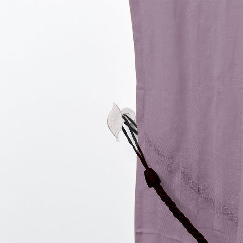 Curtain Holdback, White/Gold