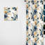Rideau en velours glamour Coastal Retreat - motif cachemire III - 1 panneau-107595802