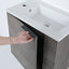 Meuble-lavabo flottant avec porte à fermeture en douceur-1404146782