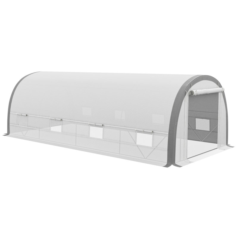 Serre de tunnel 19,5 'x 10' x 6,5 "Outsunny
