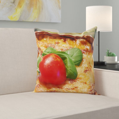 Lasagna Throw Pillow