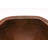 15.5" Hexagon Under Counter Hammered Copper Bathroom Sink