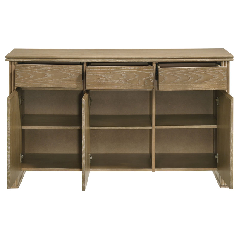 Dreydon Light Brown 3-door Sideboard Server