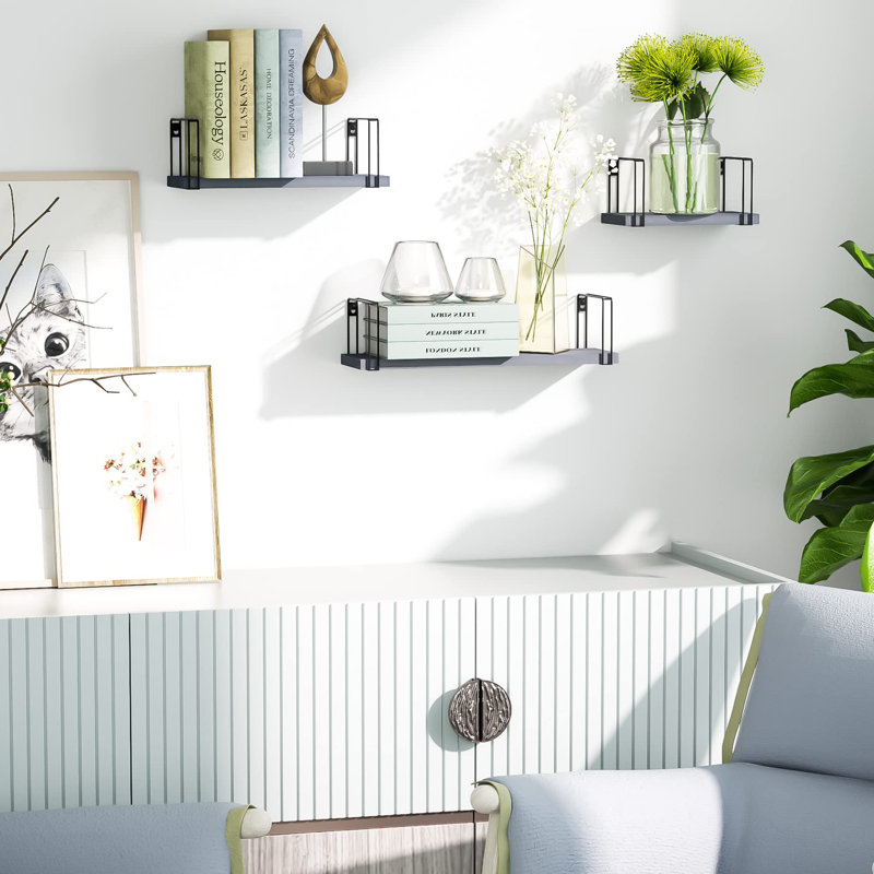 Anijae Floating Shelf, Weathered Grey