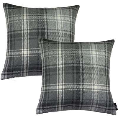 Plaid Square Cushion Cover