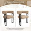 48cm H Metal Armchair in Beige-1211764328