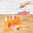 Tovolo Dino Ice Pop Molds Set of 4 BPA-Free Silicone Popsicle Molds for Kids Dishwasher Safe