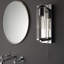Orwin Steel Candle Wall Light-205363951