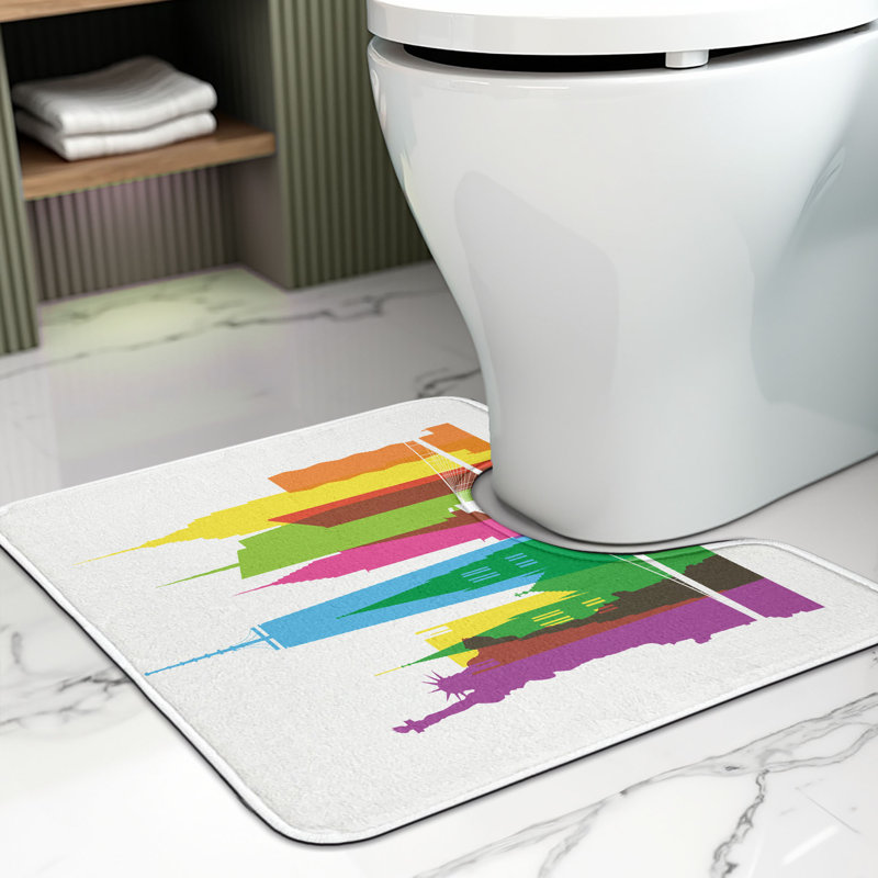 Tapis de salle de bain en U 20 po American