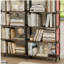 Grande bibliothèque à 5 niveaux, bibliothèque de bureau ouverte, étagères de salon-120027492