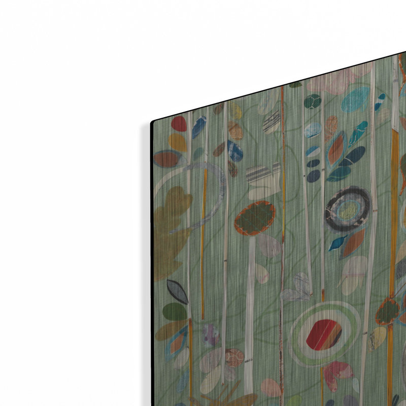 'Natural Garden 2' by Candra Boggs Metal Wall Art, 12" H x 12" W